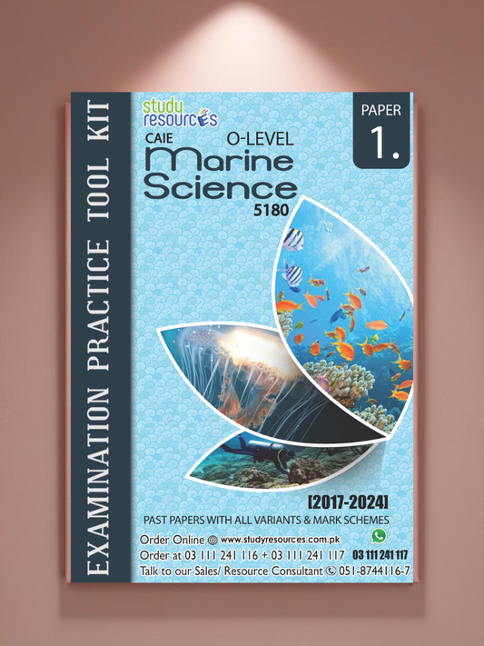 Cambridge O-Level Marine Science (5180) P-1 Past Papers (2017-2024)