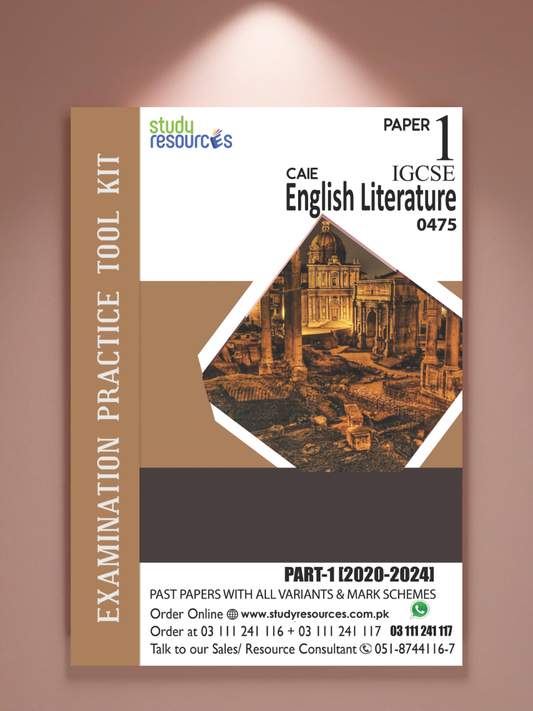 Cambridge IGCSE English Literature (0475) P-1 Past Papers Part-1 (2020-2024)