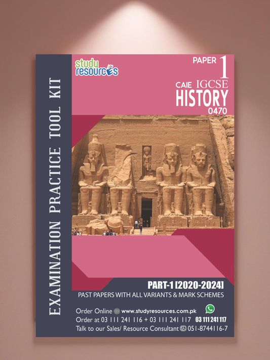 Cambridge IGCSE History (0470) P-1 Past Papers Part-1 (2020-2024)