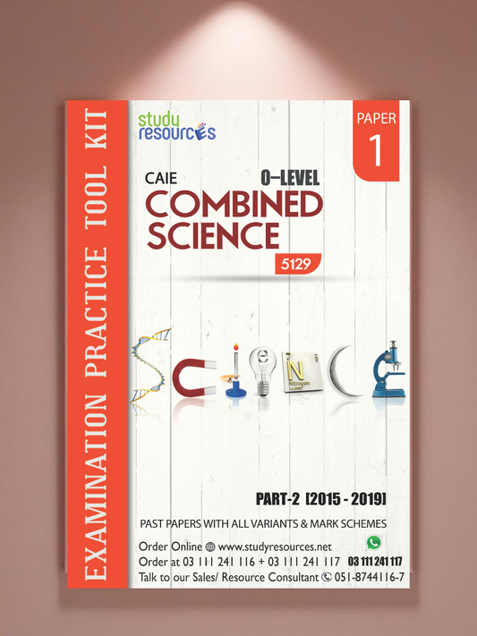 Cambridge O-Level Combined Science (5129) P-1 Past Papers Part-2 (2015-2019)