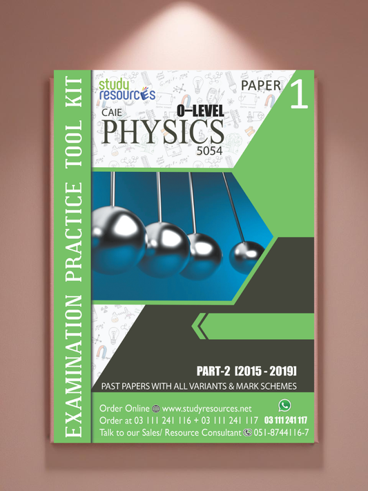 Cambridge O-Level Physics (5054) P-1 Past Papers Part-2 (2015-2019)