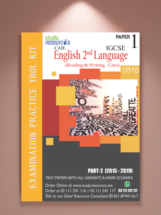 Cambridge IGCSE English 2nd Language (0510) P-1 Past Papers Part-2 (2015-2019)