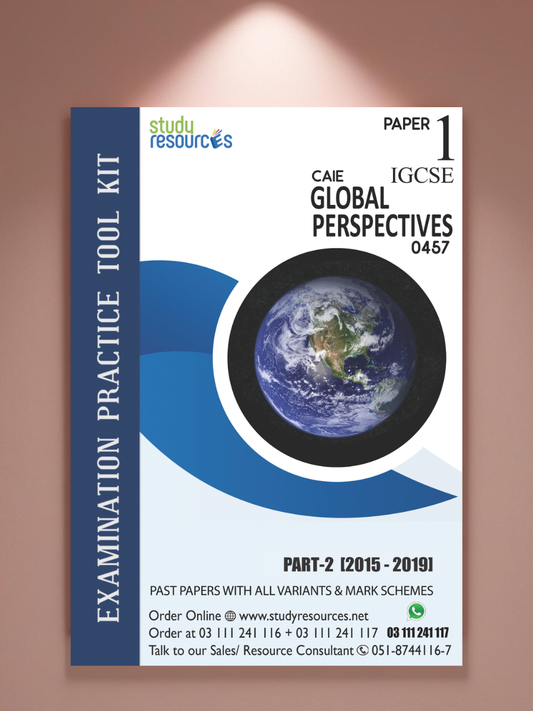 Cambridge IGCSE Global Perspectives (0457) P-1 Past Papers Part-2 (2015-2019)