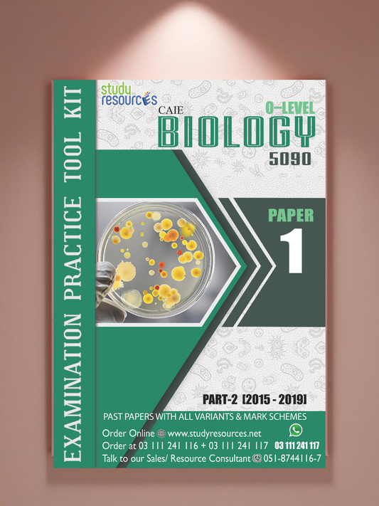 Cambridge O-Level Biology (5090) P-1 Past Papers Part-2 (2015-2019)