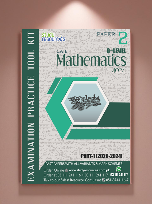 Cambridge O-Level Mathematics (4024) P-2 Past Papers Part-1 (2020-2024)