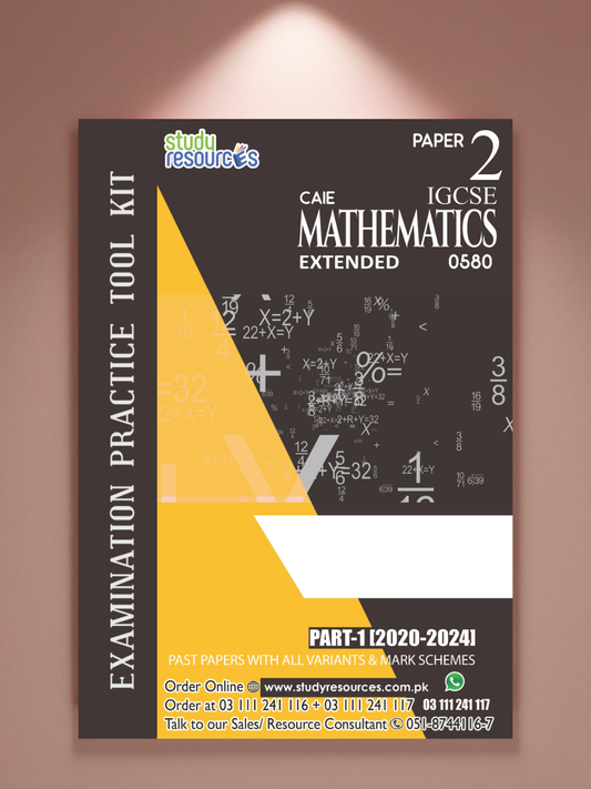 Cambridge IGCSE Mathematics (0580) P-2 Past Papers Part-1 (2020-2024) Extended