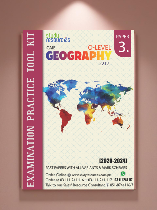 Cambridge O-Level Geography (2217) P-3 Past Papers (2020-2024)