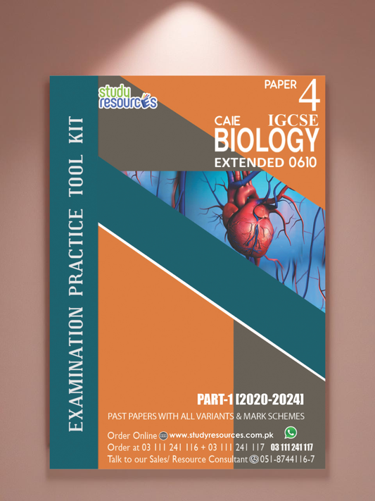 Cambridge IGCSE Biology (0610) P-4 Past Papers Part-1 (2020-2024) Extended