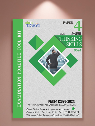 Cambridge A-Level Thinking Skills (9694) P-4 Past Papers Part-1 (2020-2024)